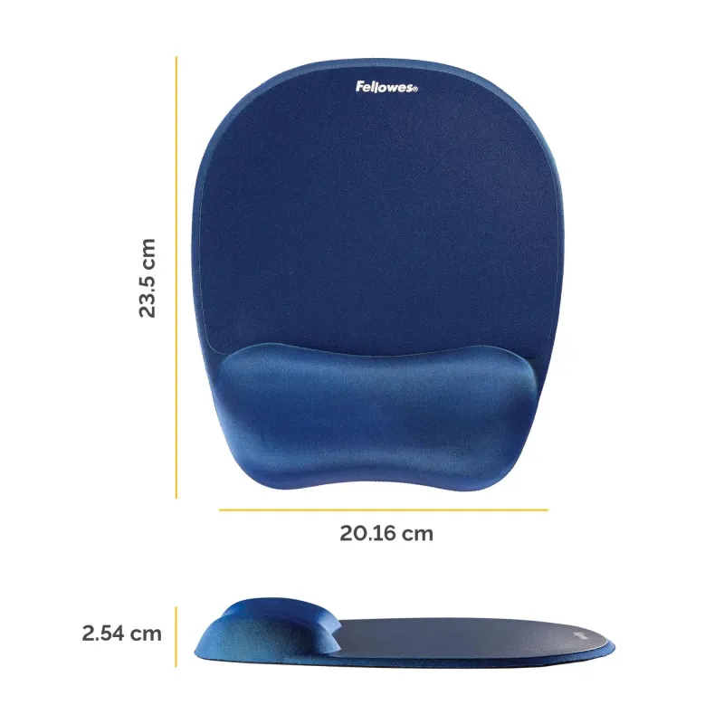 Mouse pad memory foam-sapphire 9172801 fellowes
