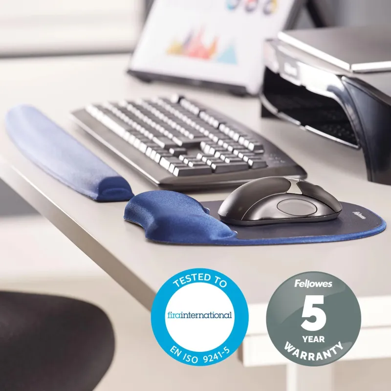 Mouse pad memory foam-sapphire 9172801 fellowes