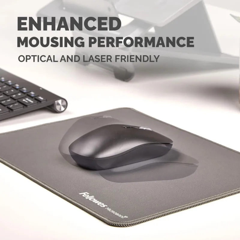 Mouse pad breyta xl-grey 100139316 fellowes