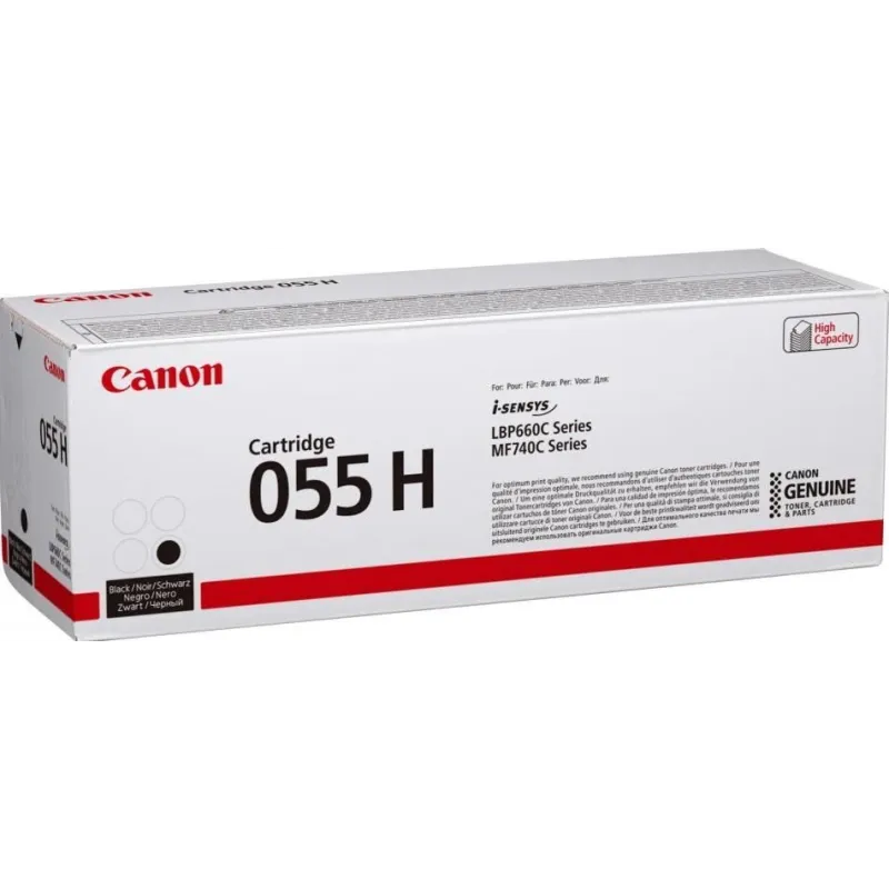 Toner black 7.6k crg-055hbk-3020c002 canon