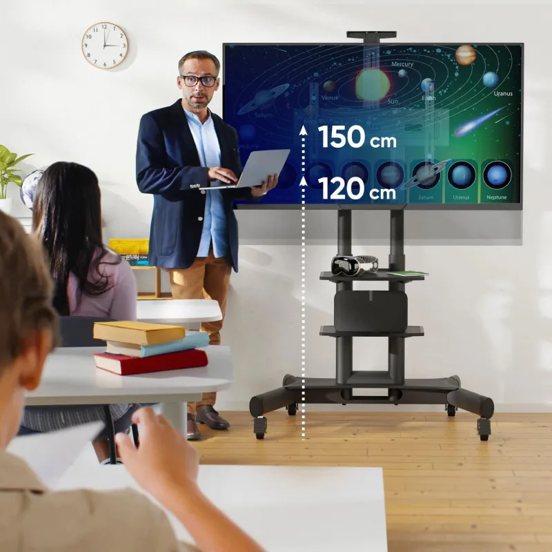 Tv set acc mobile stand-40-70-black ts1552-b onkron