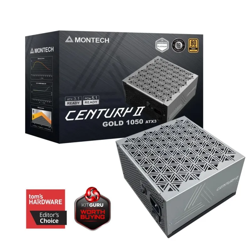 Power Supply-MONTECH-CENTURY II-ATX-1050 W-CENTURYII1050