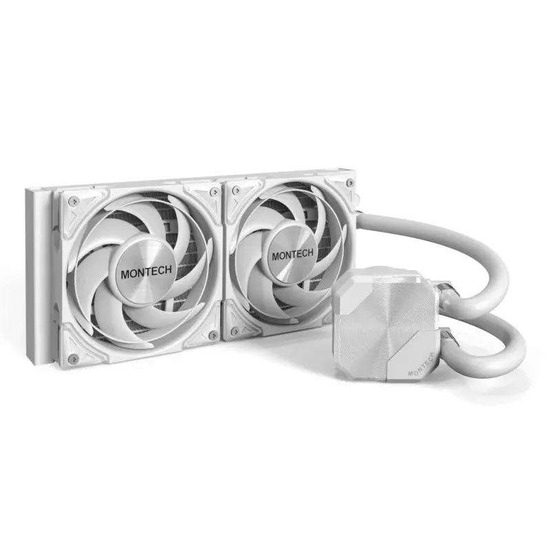 Cpu cooler multi socket white-hyperflow silent240,w, montech