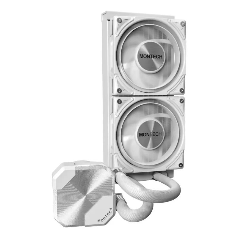 Cpu cooler multi socket white-hyperflow silent240,w, montech
