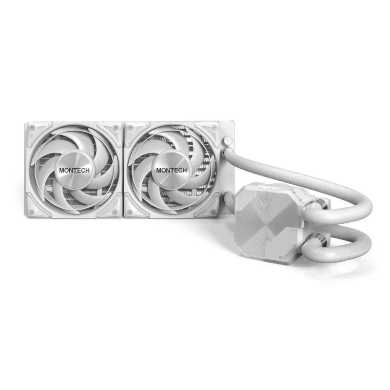 Cpu cooler multi socket white-hyperflow silent240,w, montech
