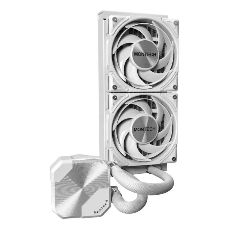 Cpu cooler multi socket white-hyperflow silent240,w, montech