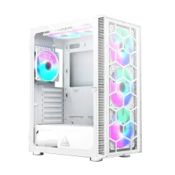 Case-MONTECH-X3 Glass-MidiTower-Case product features Transparent panel-Not included-ATX-MicroATX-MiniITX-Colour