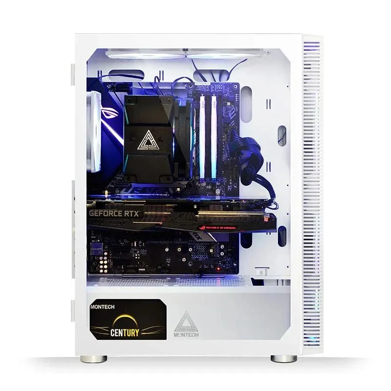 Case-MONTECH-X3 Glass-MidiTower-Case product features Transparent panel-Not included-ATX-MicroATX-MiniITX-Colour