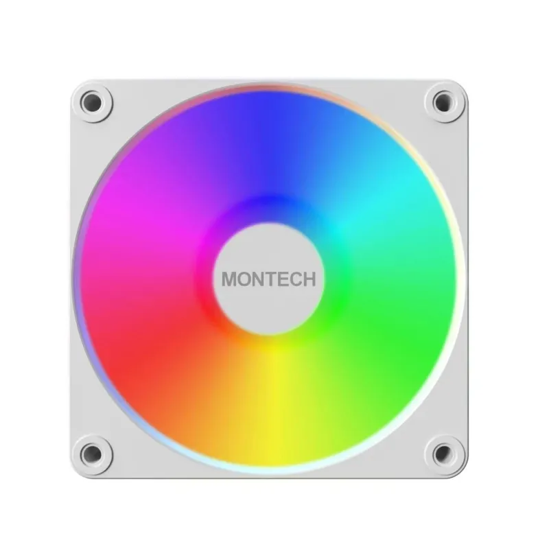 Case fan 120mm-gf120r v2 argb pwm ,w, montech