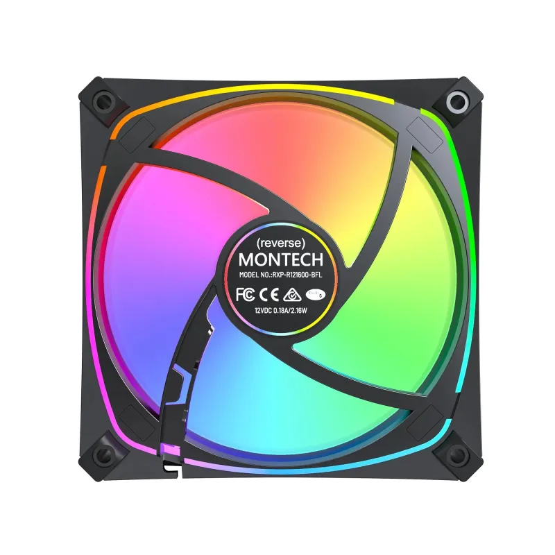 Case fan 120mm-rx120 pro black montech