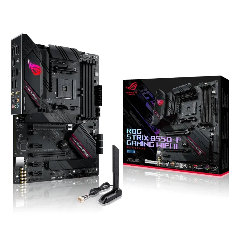 Mainboard-ASUS-AMD B550-SAM4-ATX-Memory DDR4-Memory slots 4-3xPCI-Express 3.0 1x-1xPCI-Express 3.0 4x-1xPCI-Express 4.0