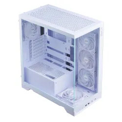Case-ADATA-INVADER X BTF-MidiTower-Case product features Transparent panel-ATX-MicroATX-MiniITX-Colour White-INVADERXBTFMT-WHCWW