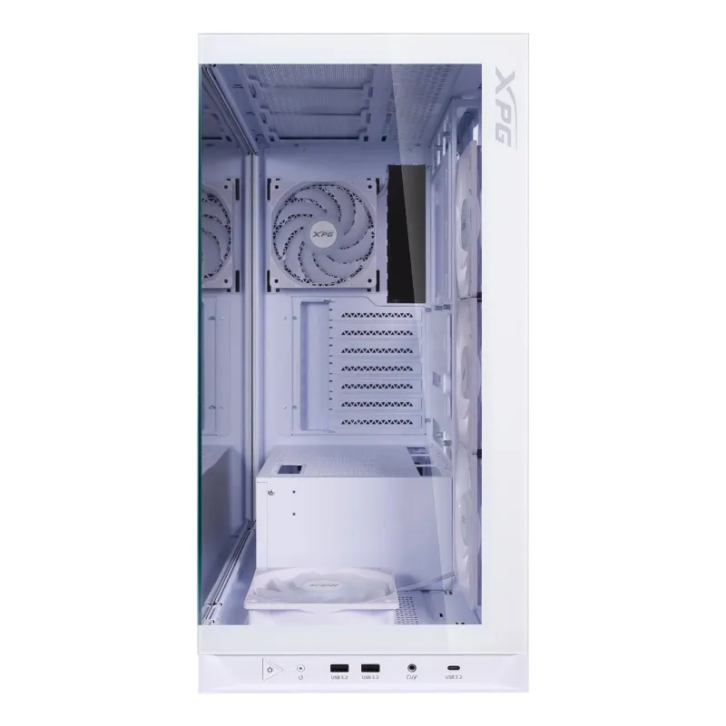 Case-ADATA-INVADER X BTF-MidiTower-Case product features Transparent panel-ATX-MicroATX-MiniITX-Colour White-INVADERXBTFMT-WHCWW