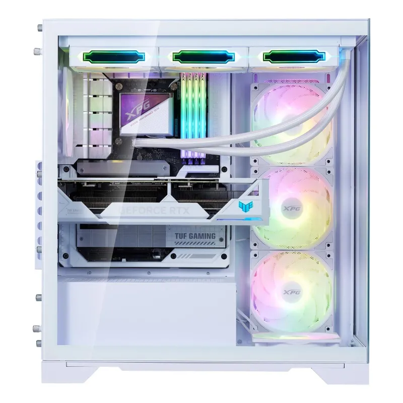 Case-ADATA-INVADER X BTF-MidiTower-Case product features Transparent panel-ATX-MicroATX-MiniITX-Colour White-INVADERXBTFMT-WHCWW