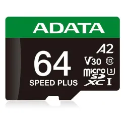 Memory micro sdxc 64gb uhs-i-ud64gui3v30a2sp-ra1 adata