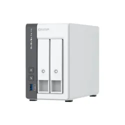 QNAP 2-bay 2.5 GbE NAS with Integrated NPU - TS-216G - ARM 4-core - Cortex-A55 - Processor frequency 2.0 GHz - 4 GB