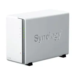 Synology - Tower NAS - DS223j - up to 2 HDD-SSD - Realtek - RTD1619B - Processor frequency 1.7 GHz - 1 GB - DDR4