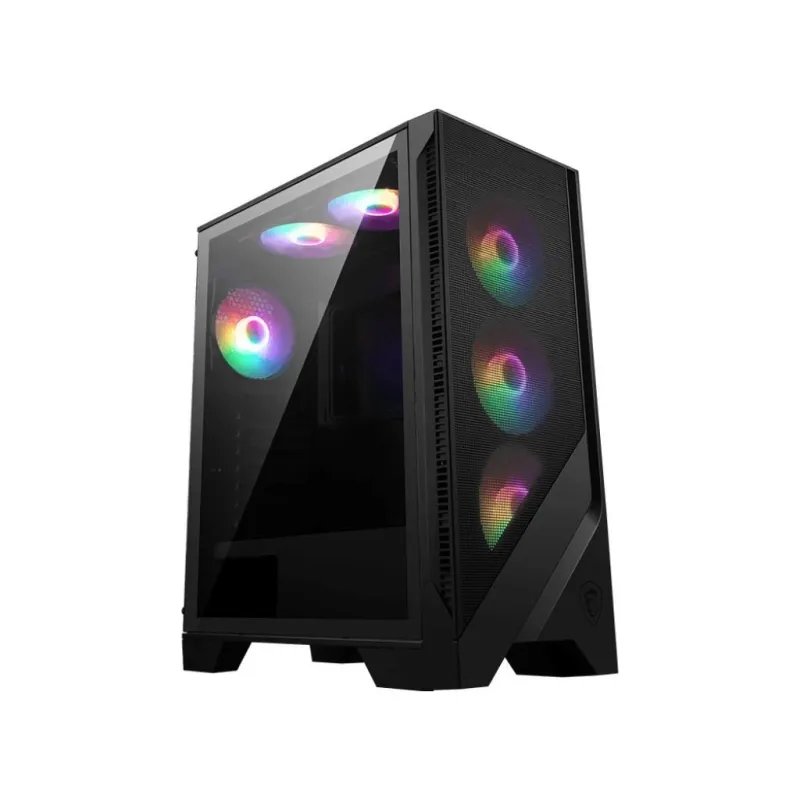 MSI - PC Case - MAG FORGE 120A AIRFLOW - Side window - Black - Mid-Tower - Power supply included No - ATX