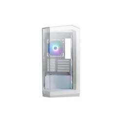 Case-MSI-MidiTower-Case product features Transparent panel-Not included-MicroATX-Colour White-MAGPANOM100RPZWHITE