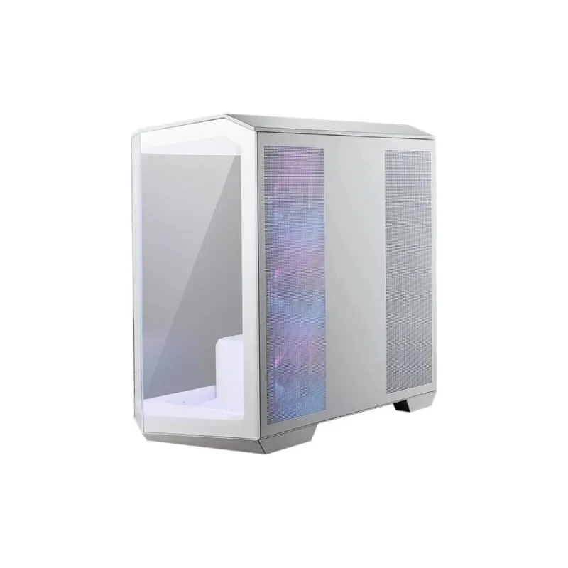 Case-MSI-MidiTower-Case product features Transparent panel-Not included-MicroATX-Colour White-MAGPANOM100RPZWHITE
