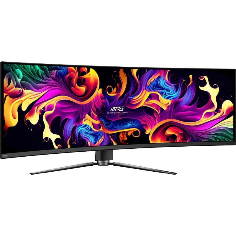 Monitor-MSI-49 -5120 x 1440 pixels-Dual QHD-Native aspect ratio 32:9-QD-OLED-Curved-MPG491CQPXQD-OLED
