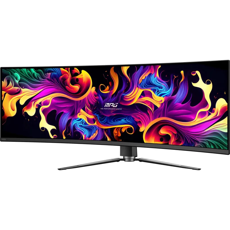 Monitor-MSI-49 -5120 x 1440 pixels-Dual QHD-Native aspect ratio 32:9-QD-OLED-Curved-MPG491CQPXQD-OLED