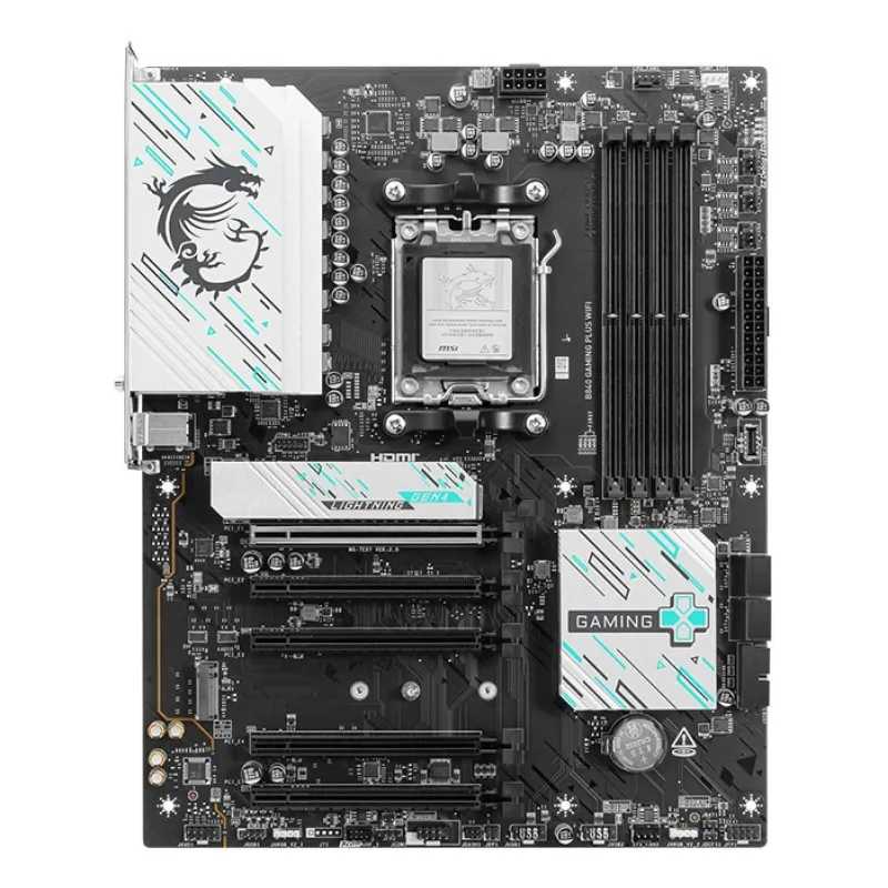 Mainboard-MSI-AMD B840-SAM5-ATX-Memory slots 4-5xPCI-Express 16x-2xM.2-1xHDMI-1xAudio-In-1xAudio-Out-1xMicrophone-4xUSB