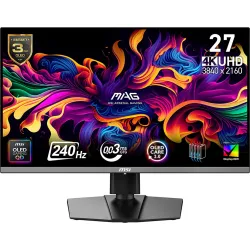 Monitor-MSI-26.5 -3840 x 2160 pixels-4K Ultra HD-Native aspect ratio 16:9-QD-OLED-MAG272UPQD-OLEDX24