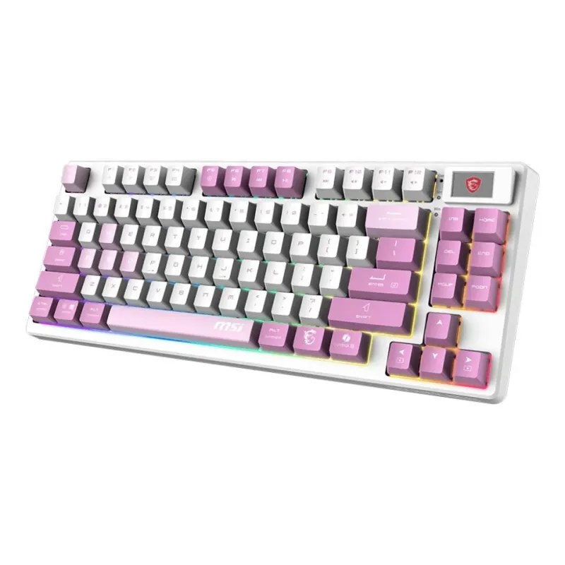 Keyboard gaming violet us-forge gk600 tkl w violet msi