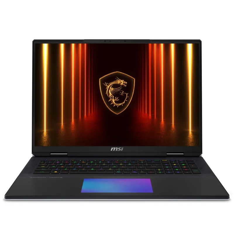 Notebook-MSI-Titan 18 HX AI A2XWJG-CPU Core Ultra-U9-285HX-2800 MHz-18-3840x2400-RAM 64GB-DDR5-6400 MHz-SSD 6TB-NVIDIA GeForce