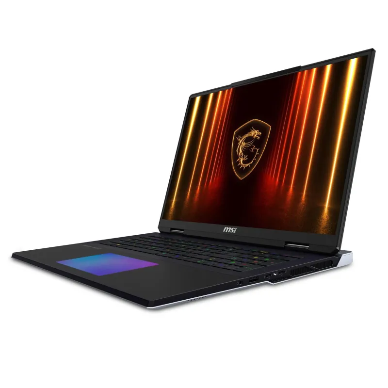 Notebook-MSI-Titan 18 HX AI A2XWJG-CPU Core Ultra-U9-285HX-2800 MHz-18-3840x2400-RAM 64GB-DDR5-6400 MHz-SSD 6TB-NVIDIA GeForce