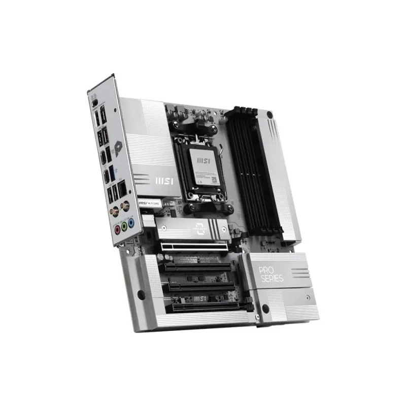 Mainboard-MSI-AMD B850-Socket AM5-micro ATX-RAM DDR5-SDRAM-4xSlots-Wi-Fi Yes-Bluetooth Yes-1xPCI Express x4 slots-1xPCI Express