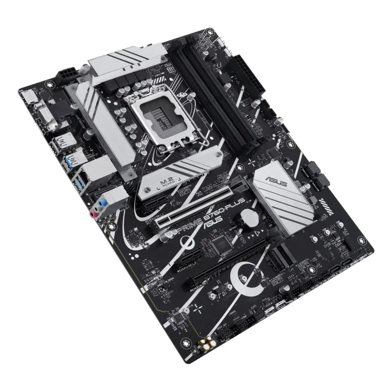 Mainboard-ASUS-Intel B760 Express-LGA1700-ATX-Memory DDR5-Memory slots 4-2xPCI-Express 3.0 1x-1xPCI-Express 4.0