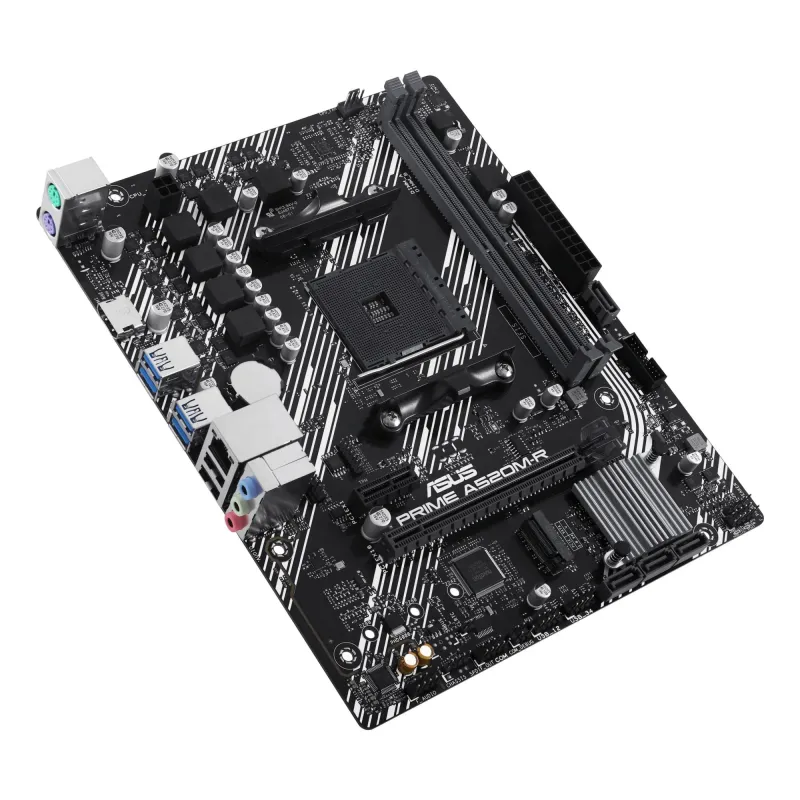 Mainboard-ASUS-AMD A520-SAM4-Micro-ATX-Memory DDR4-Memory slots 2-1xPCI-Express 3.0 1x-1xPCI-Express 3.0 16x-1xM.2-1xHDMI-2xUSB