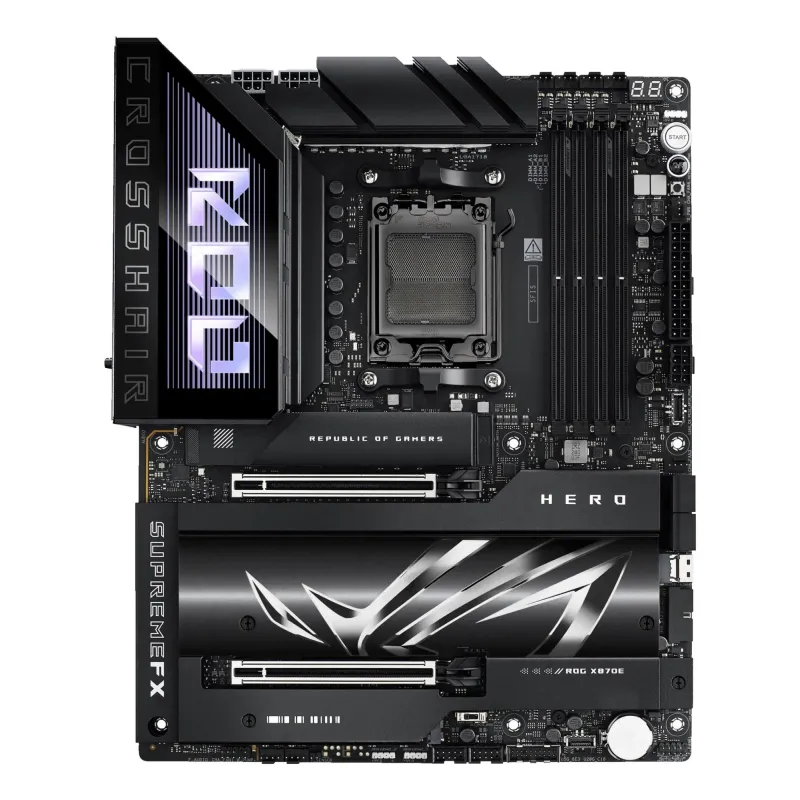 Mainboard-ASUS-AMD X870E-SAM5-ATX-Memory DDR5-Memory slots 4-2xPCI-Express 4.0 16x-2xPCI-Express 5.0