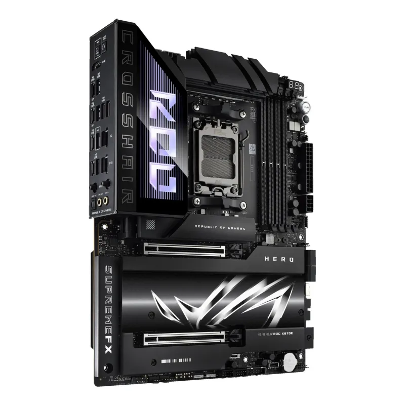 Mainboard-ASUS-AMD X870E-SAM5-ATX-Memory DDR5-Memory slots 4-2xPCI-Express 4.0 16x-2xPCI-Express 5.0