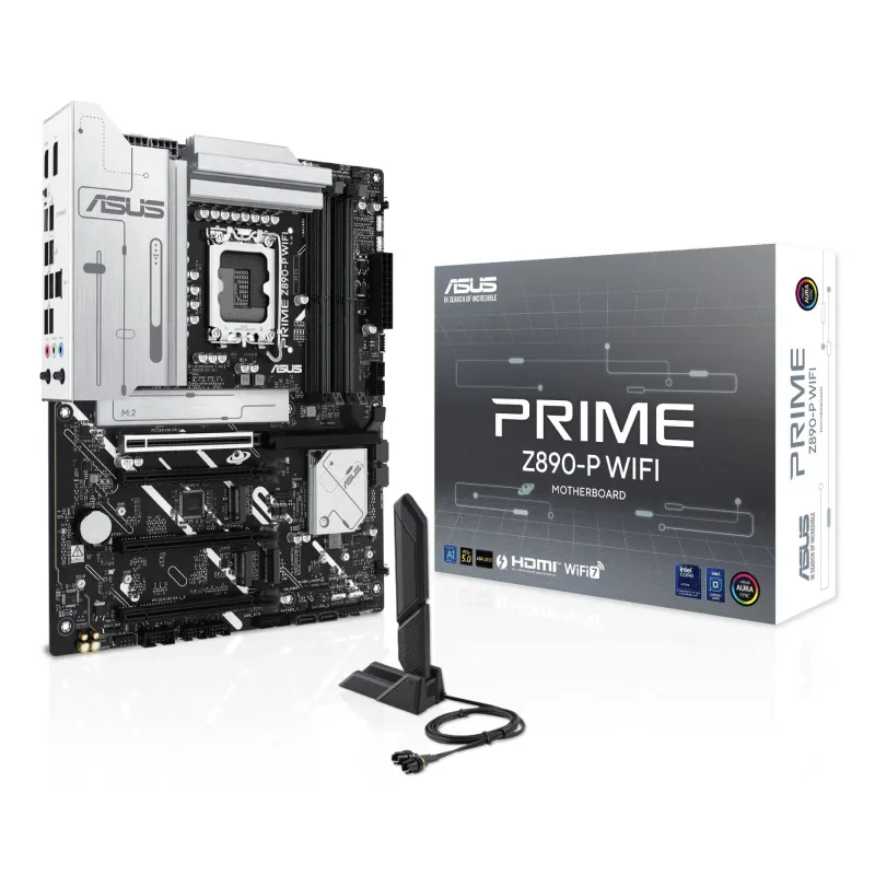 Mainboard-ASUS-Intel Z890-LGA1851-ATX-Memory DDR5-Memory slots 4-3xPCI-Express 4.0 16x-1xPCI-Express 5.0