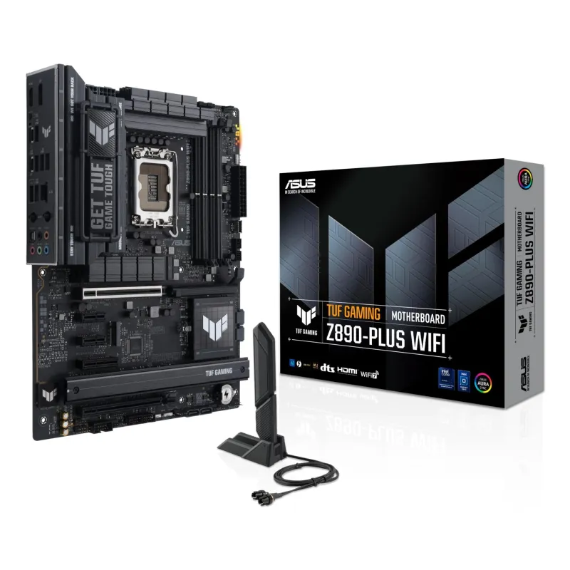 Asus TUF GAMING Z890-PLUS WIFI - Processor family Intel - Processor socket LGA1851 - DDR5 - Supported hard disk drive interfaces
