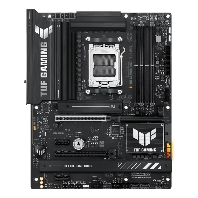 Asus TUF GAMING B850-PLUS WIFI - Processor family AMD - Processor socket AM5 - DDR5 DIMM - Number of SATA connectors 4