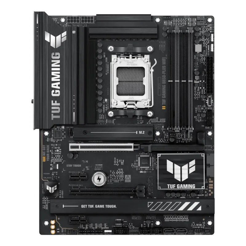 Asus TUF GAMING B850-PLUS WIFI - Processor family AMD - Processor socket AM5 - DDR5 DIMM - Number of SATA connectors 4