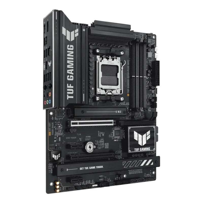 Asus TUF GAMING B850-PLUS WIFI - Processor family AMD - Processor socket AM5 - DDR5 DIMM - Number of SATA connectors 4
