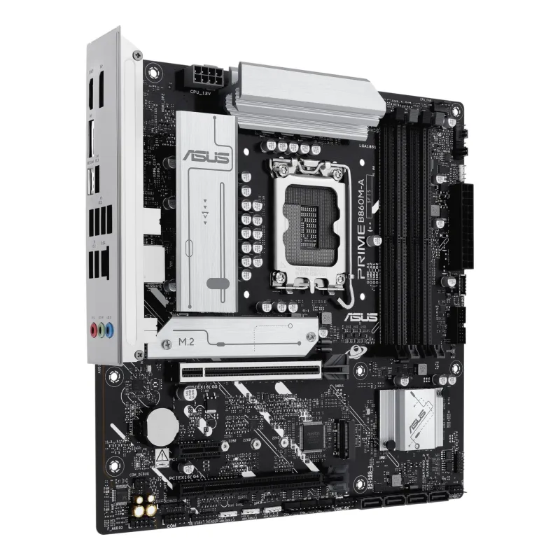 Mainboard-ASUS-Intel B860 Express-LGA1851-Micro-ATX-Memory DDR5-Memory slots 4-PRIMEB860M-A-CSM
