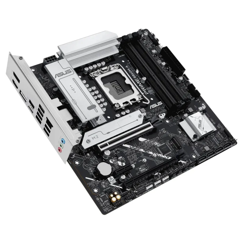 Mainboard-ASUS-Intel B860 Express-LGA1851-Micro-ATX-Memory DDR5-Memory slots 4-PRIMEB860M-A-CSM