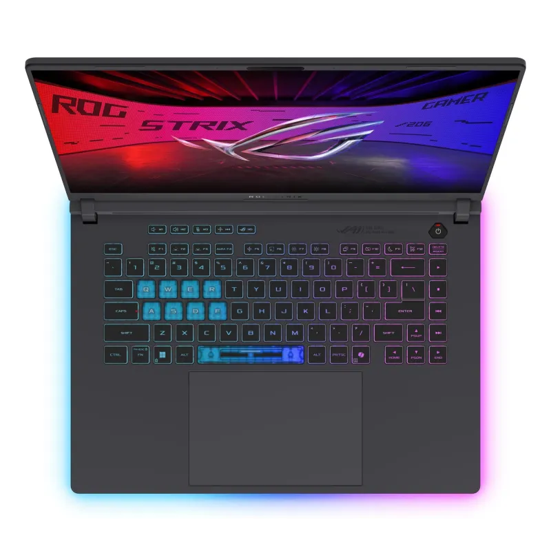 Notebook-ASUS-ROG Strix-G16 ,2025,-G615LW-S5075W-CPU Core Ultra-U9-275HX-2700 MHz-16-2560x1600-RAM 16GB-DDR5-5600 MHz-SSD