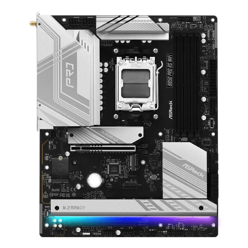 Mainboard-ASROCK-AMD B850-SAM5-ATX-Memory DDR5-Memory slots 4-1xPCI-Express 4.0 16x-1xPCI-Express 5.0