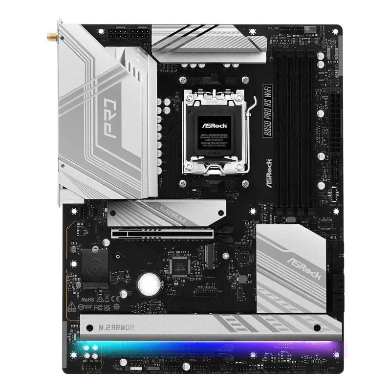Mainboard-ASROCK-AMD B850-SAM5-ATX-Memory DDR5-Memory slots 4-1xPCI-Express 4.0 16x-1xPCI-Express 5.0