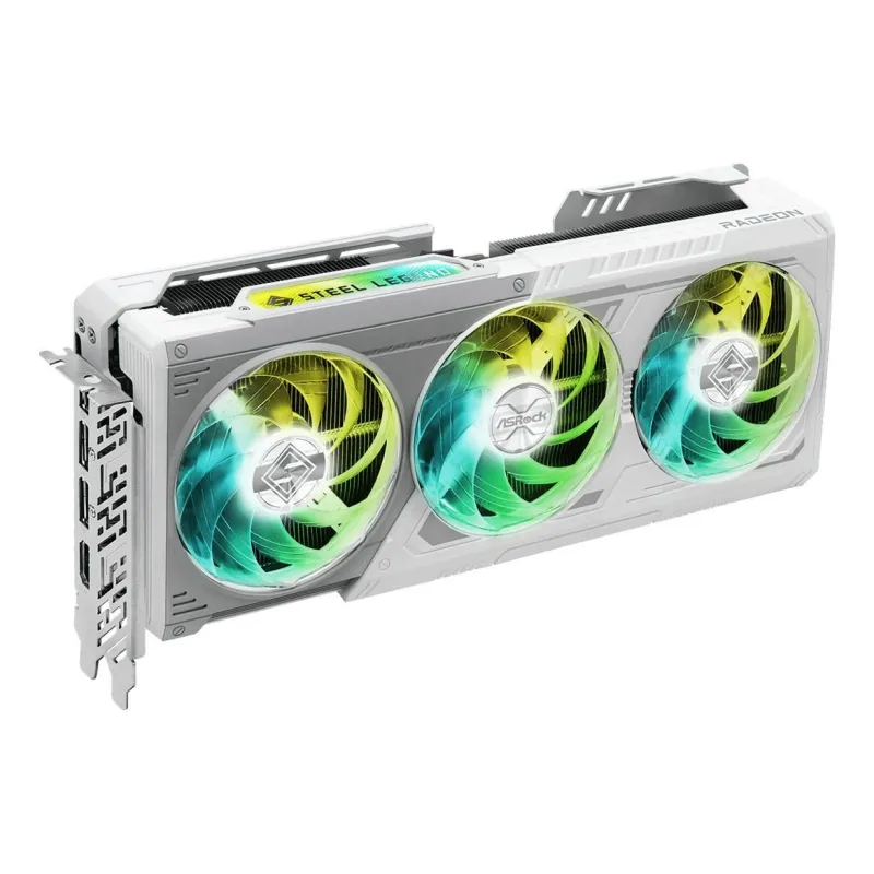 Graphics Card-ASROCK-AMD-Radeon RX 9070 XT-16 GB-GDDR6-256 bit-PCI Express x16 5.0-Active-RX9070XTSL16G