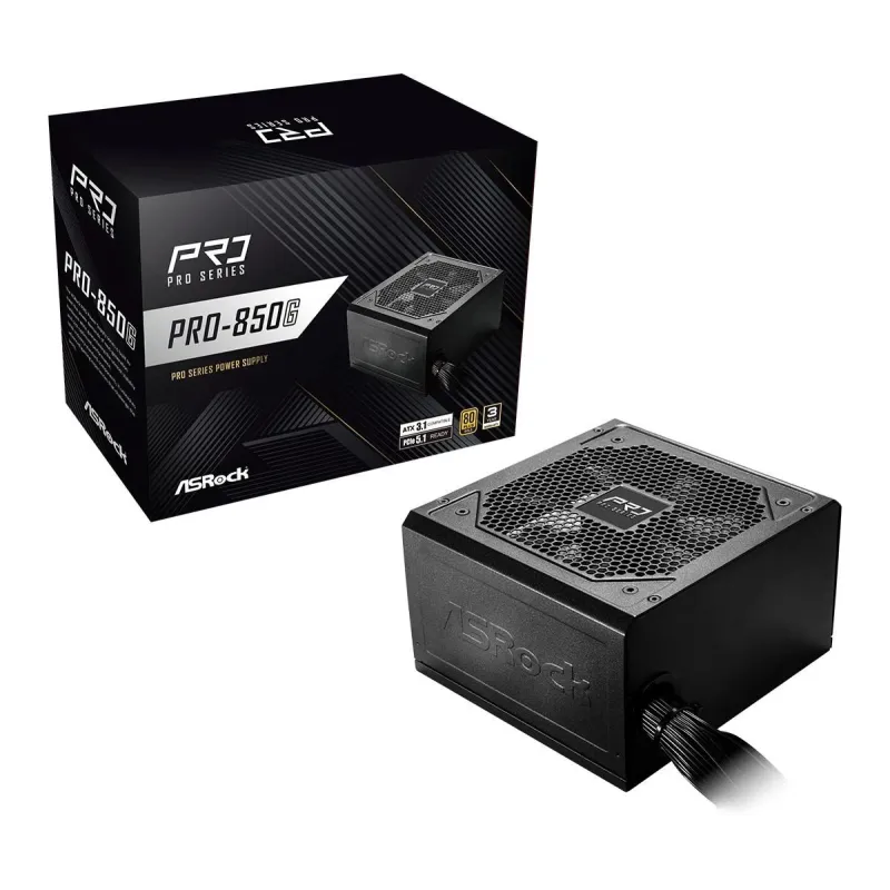 Power Supply-ASROCK-ATX-PC-100 - 240 V-850 W-PRO-850G