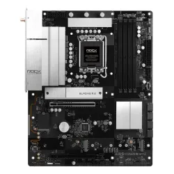 Mainboard-ASROCK-B860 Rock WiFi 7-Intel B860-LGA 1851 ,Socket V1,-ATX-RAM DDR5-SDRAM-4xSlots-Wi-Fi Yes-Bluetooth Yes-3xNumber of