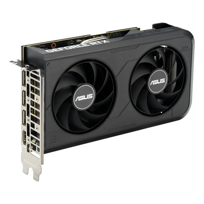 Graphics Card-ASUS-NVIDIA-GeForce RTX 5050-8 GB-GDDR6-128 bit-PCI Express 5.0-Active-DUAL-RTX5050-O8G